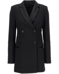 Helmut Lang - 'Tuxedo' Long Blazer - Lyst