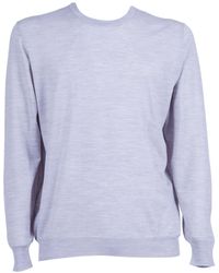 Fedeli - Crew Neck L/S Knitted Sweater - Lyst