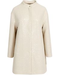 Herno - Coats Elfenbein - Lyst