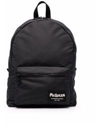 Alexander McQueen - Logo Backpack - Lyst