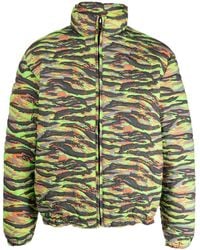 ERL - Printed Quilted Down Jacket - Lyst