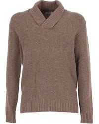 Kangra Cashmere - Pullover Rasato Calato - Lyst