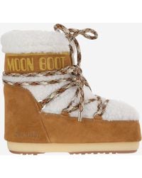 Moon Boot - Icon Low Shearling Ankle Boots - Lyst