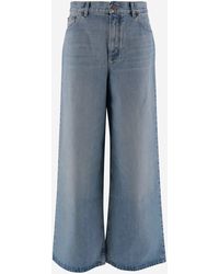 Chloé - Wide Leg, High Waisted Jeans - Lyst