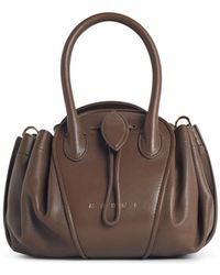 Marni - Kleine braune Lear-Tasche "Tulipea" von - Lyst