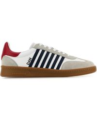 DSquared² - Leather Boxer Sneakers - Lyst