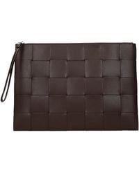 Bottega Veneta - Cassette Pouch Leather/Light - Lyst