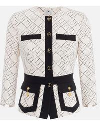 Elisabetta Franchi - Bi Color Jacket - Lyst