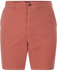 BOSS - Chinoshort Van Stretchkatoen In Moderne, Normale Pasvorm - Lyst