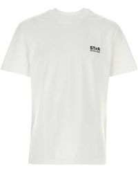 Golden Goose - Cloud Cotton Jersey T-Shirt With Star Graphic - Lyst