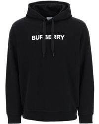 Burberry - Sudadera con capucha de logotipo de - Lyst