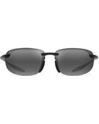Maui Jim - Zonnebril Ho'okipa Ultra Af 677 02 Mat Zwart/grijs Unisex Gepolariseerd - Lyst