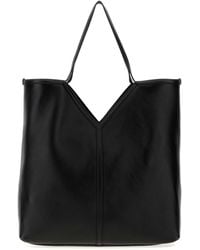 Saint Laurent - And Thin Leather Tote Handbag - Lyst