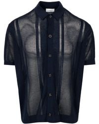 Paolo Pecora - Overhemden Blauw - Lyst