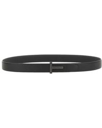 Tom Ford - Classic 4 Cm Logo Belt - Lyst
