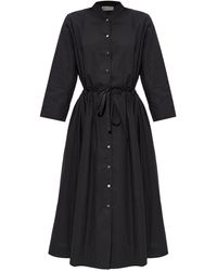 Tory Burch - Cotton Dress With A Loose Fit - Lyst