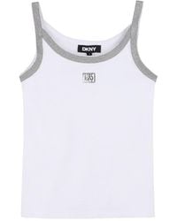 DKNY - Canotta Con Logo - Lyst