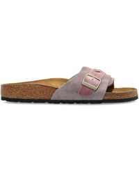 Birkenstock - Geflochtenes verblasstes lila, Wildlederleder - Lyst