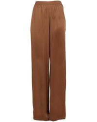 Fabiana Filippi - Enver Satin Wide Jogging Trousers - Lyst