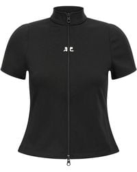 Courreges - 'Interlock con cremallera' Top ' - Lyst