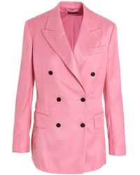 Tom Ford - Double Breasted Blazer - Lyst