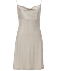 Versace Jeans Couture - Cowl Neck Slip Dress - Lyst