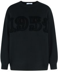 Max Mara - Black Wool En Cashmere Sweater - Lyst