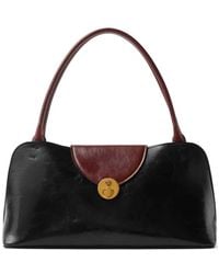 Versace - Medium Shoulder Calf Leather Bag - Lyst
