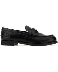 Miu Miu - Leather Penny Loafers - Lyst