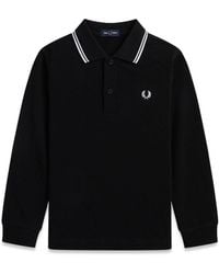 Fred Perry - Twin Tipped Ls Polo Shirt - Lyst
