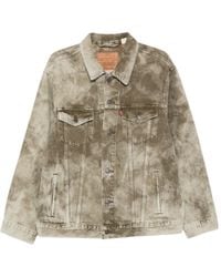 Levi's - Relaxed Fit Trucker Camo Avenue T - Lyst