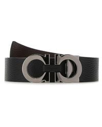 Ferragamo - Leather Reversible Belt - Lyst