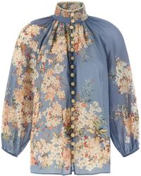 Zimmermann - 'cascadian Billow' Blouse - Lyst