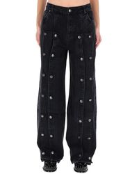 ROTATE BIRGER CHRISTENSEN - Wide-Leg Jeans - Lyst