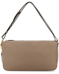 Gucci - Dove Leather Half Horsebit Shoulder Bag - Lyst