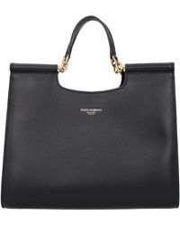 Dolce & Gabbana - Dolce&Gabbana Handbags Sicily Small Leather - Lyst