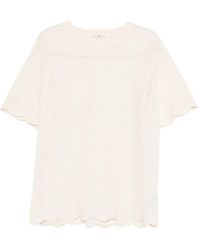 Ermanno Scervino - Embroidered T-Shirt - Lyst
