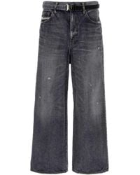 Sacai - Black Denim Jeans - Lyst