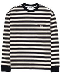 MSGM - T Shirt Con Logo - Lyst