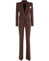 Elisabetta Franchi - Kleider braun - Lyst