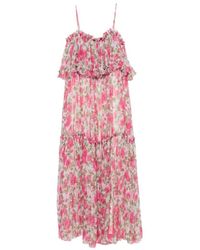 Chloé - Zijden Maxi-Jurk Met Smalle Bandjes - Lyst