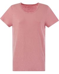 Majestic - Crew Neck T Shirt - Lyst