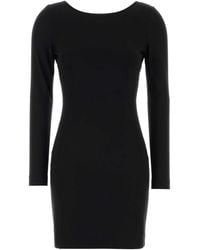 Dolce & Gabbana - Stretch Viscose Blend Mini Dress - Lyst