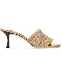 Jimmy Choo - Fabric Alexia 70 Mules - Lyst