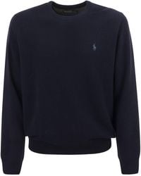 Polo Ralph Lauren - Crew Neck Wool Sweater - Lyst