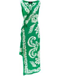 Etro - Midikleid Mit Blumenmuster - Lyst