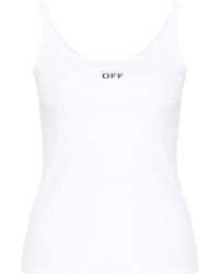 Off-White c/o Virgil Abloh - Off Stamp Rib Tank Top - Lyst