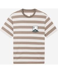 Emporio Armani - T-Shirt Striped Cotton - Lyst