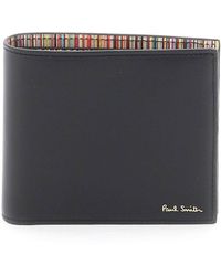 Paul Smith - Portafoglio Bi Fold Signature Stripe - Lyst