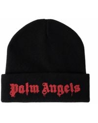 Palm Angels - Dripping Logo Beanie - Lyst